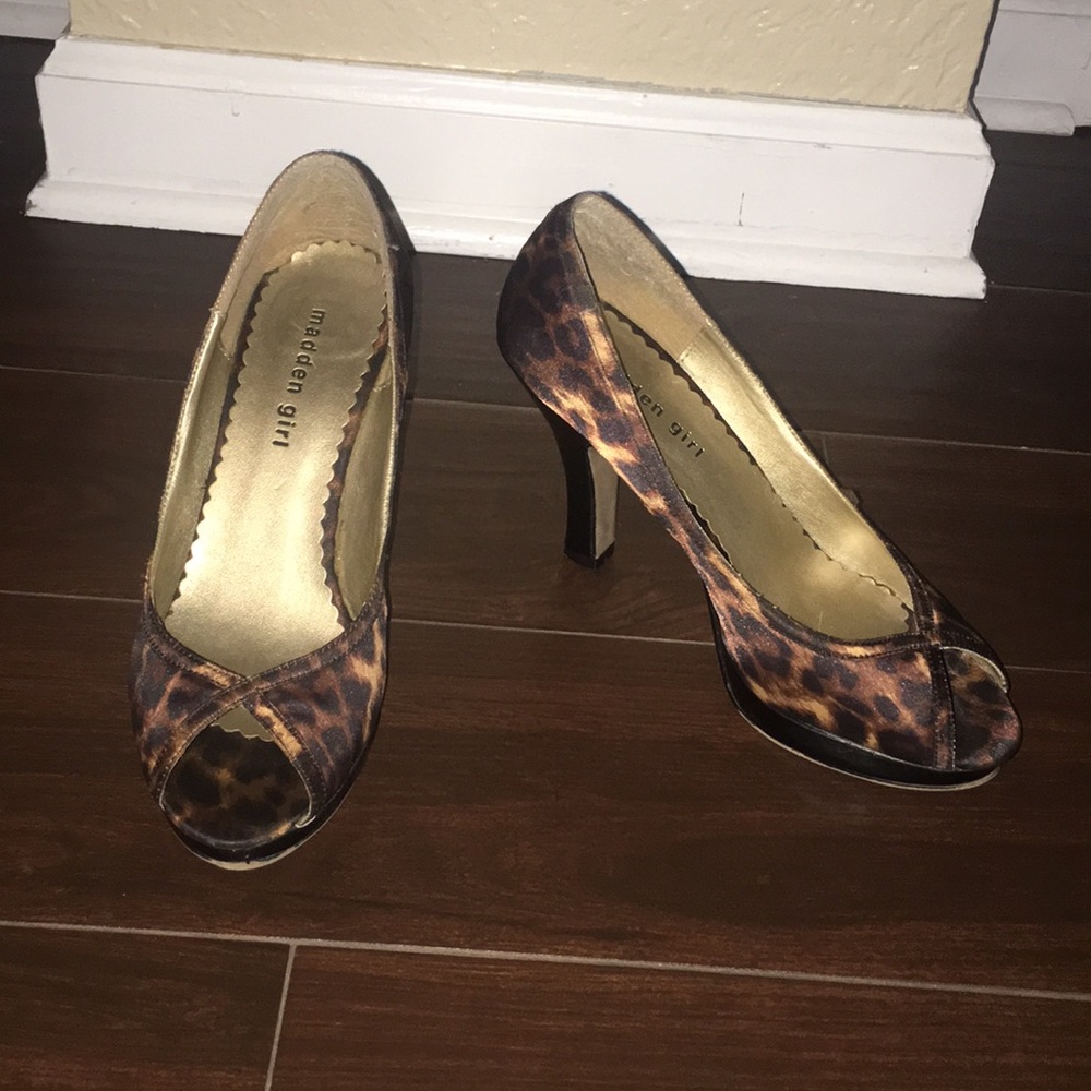Madden Girl leopard print heels
